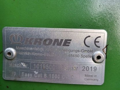 Krone Mähwerk Easy Cut F 320 CV