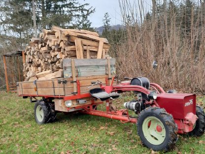 Aebi Traktor Bergschlepper 4x4, führerscheinfrei