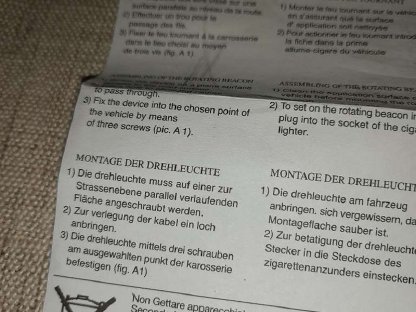 Bild 5:Drehleuchte 12V mit Magnetbefestigung