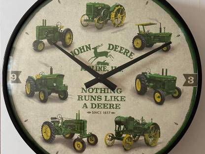 Wanduhr John Deere Traktor 31 cm