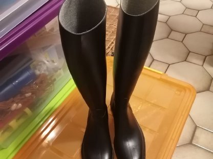 Reitstiefel, Helm für Damen