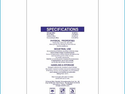 Bild 3:1.000 kg Harnstoffdünger Granulat mit 46% Stickstoffgehalt