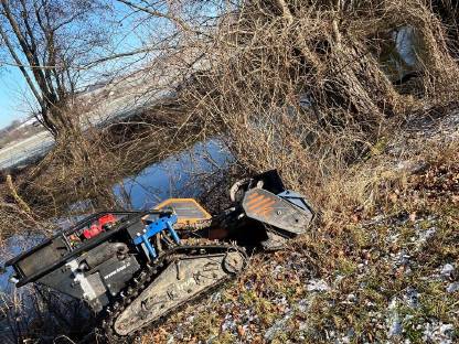 Bild 6:Landschaftspflege Mulchen, Forstmulchen mit Mulchraupe