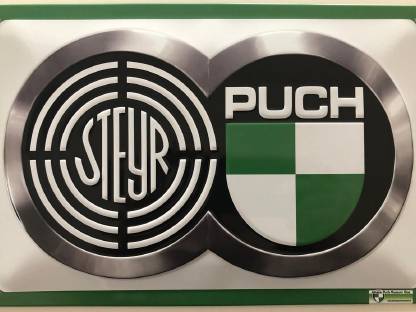 Steyr Puch Logo Blechschild 30 x 20 cm