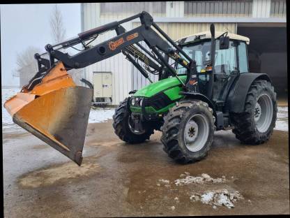 Deutz Fahr Agroplus 85 mit Hauer Frontlader