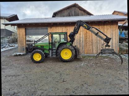 Forstschlepper John Deere 6900, Ritter Forstaufbau