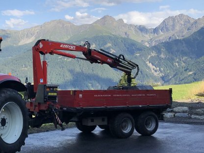 Lochmann Tandem Anhänger RWMT 9.10T mit Ladekran